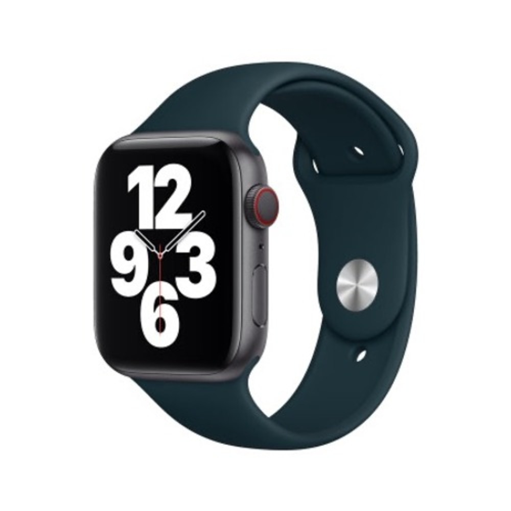 Apple Watch with Deep Teal Sport Band